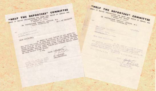 After the war, there was a desperate search for relatives and friends who had not been able to escape from Nazi-controlled countries