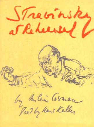 Stravinsky at Rehearsal, a collection of drawings published in 1952 by Milein Cosman