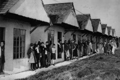 Kindertransport children housed at Dovercourt, a holiday camp near Harwich, December 1938